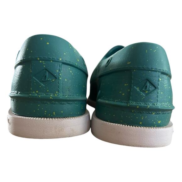 Sperry Top Sider Men Waterproof Boat Shoes A/O Float Size US 6M & 8W Teal - Picture 8 of 8